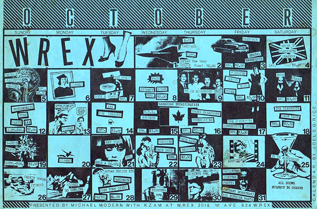 WREX calendar from 1980 Joel E. Grice 